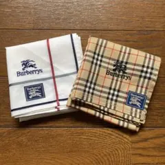 デッドストック 90s Burberry バーバリー ハンカチ ノヴァチェック