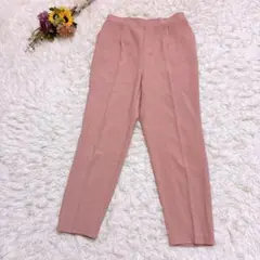 KHARIS ANGEL　イージースラックス　後ろゴム　ストレッチ　ピンク系　M