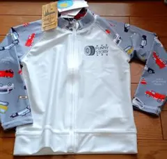 働く車　水着　男の子　ラッシュガード　車　水着　100cm