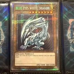 遊戯王【希少‼️】青眼の白龍 ブルーアイズ 英語 プリズマ プリシク