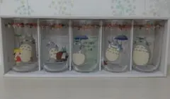 となりのトトロ　グラスセット　〈未使用、シミ汚れあり〉