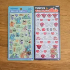 正規品 モンスターズインク＆ベイマックス ボンボンドロップシールセット
