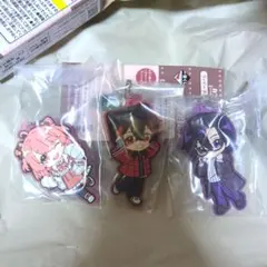 一番クジ　からふるぴーちラバーチャーム 3個＆アクスタ1個セットおまけ付き。