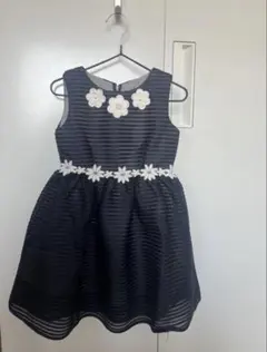 チェスティ110㎝　新品未使用　フォーマル　ネイビー ストライプ ワン