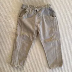 ZARA kids 3-4歳用 104㎝ライトグレー デニムパンツ