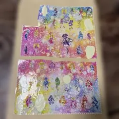 プリキュア他カラフルキャラクターシールセット