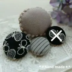 ブローチ3点セット　ミナペルホネン　タンバリンetc.