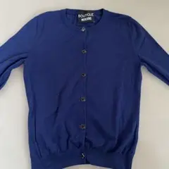 BOUTIQUE MOSCHINOブティック モスキーノ　ブルーカーディガン青Sのサムネイル