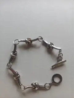 フォリフォリ シルバー ノットデザイン ブレスレット