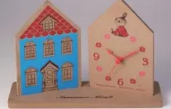 MOOMIN × Samansa Mos2 ウッド調 置き時計