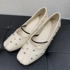 COCODEALスタッズバレエパンプスのサムネイル