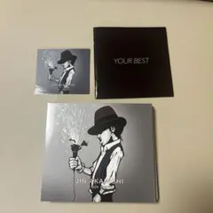 匿名配送　赤西仁　OUR BEST CD ステッカー