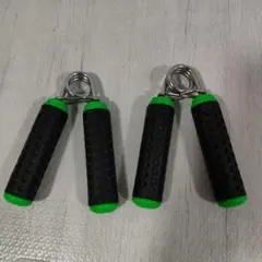 ハンドグリップ 2個セット 緑 黒