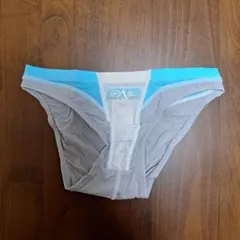 GX3 SPLASH SUPER POP ビキニパンツ Sサイズ 水色☓グレー