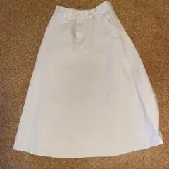 ロングフレアスカート ゴム入りウエスト