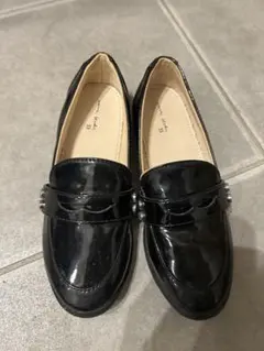 zara kids エナメルローファー　21センチ