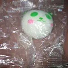 未使用グリーン パンダ白玉 ぷにっとパンダもち ガチャガチャ ガチャ