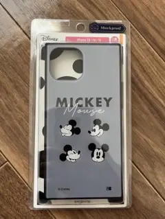 新品　ミッキーマウス iPhone13 14 15 ケース グレー　ディズニーのサムネイル