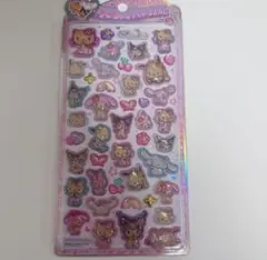 【正規品】　うるちゅる ポップシール 日焼けサンリオ 日焼けキティ 平成