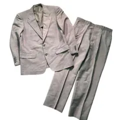 7LA1 テーラードジャケット＆パンツ　セットアップ　スーツ　古着used