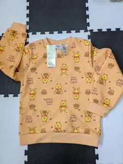 プーさん 裏起毛トレーナー 120cm