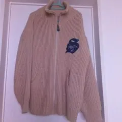 美品old stussy 90s ニット セーター フルジップ 希少 安く 買う 方法ファッション - 美品old stussy 90s ニット セーター