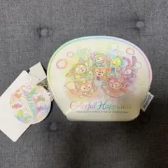 ダッフィーフレンズ　カラフルハピネスポーチ