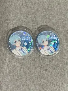 ころん 缶バッジ 2個セット