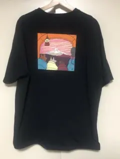 Columbia ブラック コラボ　限定Tシャツ イラスト付き