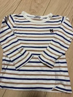 DOUBLE-B ストライプ 長袖カットソー