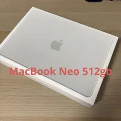 MacBook Neo 512gb シルバーのサムネイル