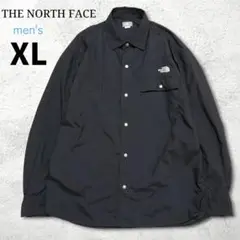 美品【ノースフェイス】ヌプシシャツ XL 黒 NR11961 大きいサイズ