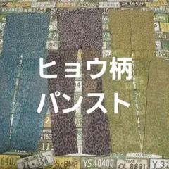 ３足組♪ヒョウ柄パンスト (M～L)