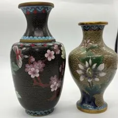 中国七宝焼 花瓶 花器 中国美術 景泰蓝（けいたいらん） 景泰藍 七宝焼 花瓶花器 中国古美術 唐物｜Yahoo!フリマ（旧PayPayフリマ）