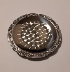 アンティーク風 トレー トレイ 小皿 盆 ステンレス レトロ ビンテージ 雑貨