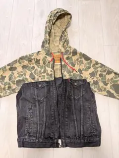 リーバイス プレミアム フード付きジャケット デニム ナイロン