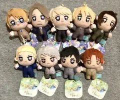 ヘタリア World★Stars ぱっちぎゅー！ぬいぐるみマスコット 9点