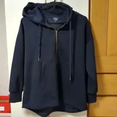 PART2 ネイビー フルジップパーカー XL