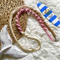 34❁カラフルなスマホショルダー❁ ハンドメイド　ピンクグラデーションカラー