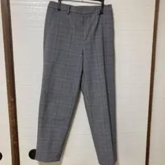 UNIQLO スマートアンクルパンツ M グレーチェック