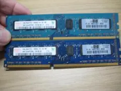 Hynix デスクトップ用メモリー 2GB 2枚セットで4GB！