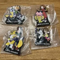 一番くじ　デジモンシリーズ　G賞　ラバースタンド4種
