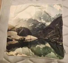 Francfranc クッションカバー 山と湖の風景