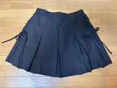 CHIP CLIP サイドリボン プリーツ ショートパンツ ブラックのサムネイル
