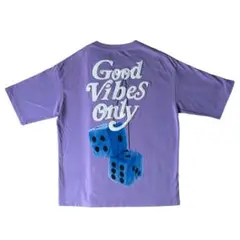 Good Vibes Only Tシャツ パープル
