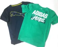 プーマTシャツと アディダスTシャツの 2枚セット 150サイズ
