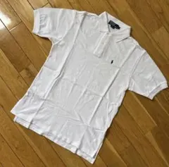 Ralph Lauren ポロシャツMADE IN USA ホワイト S