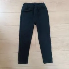 無印　 120サイズ　ブラック 長ズボン