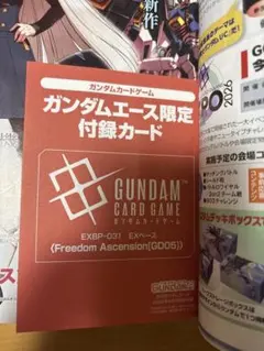 月刊ガンダムエース9月号 付属プロモカード 未開封 2枚セット - メルカリ