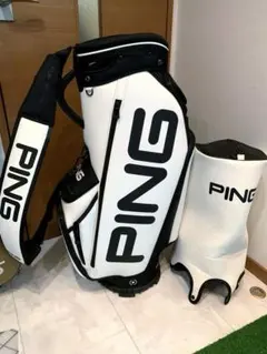 PING キャディバッグ キャスター付 トリコロールカラー 未使用品